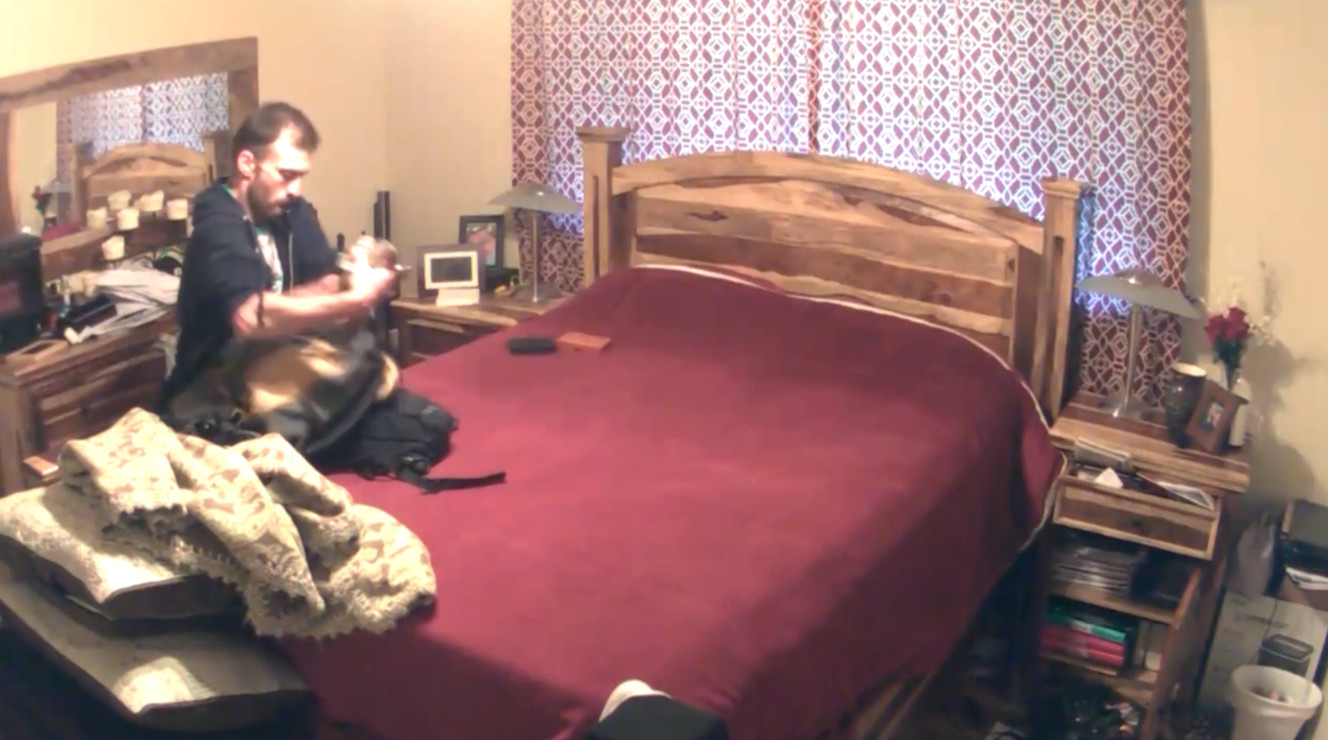 Someone broke into the home of Emily Johnson on Tuesday, May 2, 2017. The person, who didn't take any electronics, instead looked for mostly jewelry and other small items he could pack away. He was caught on a hidden camera. Ogden police hope someone will recognize him. (Photo: Emily Johnson)