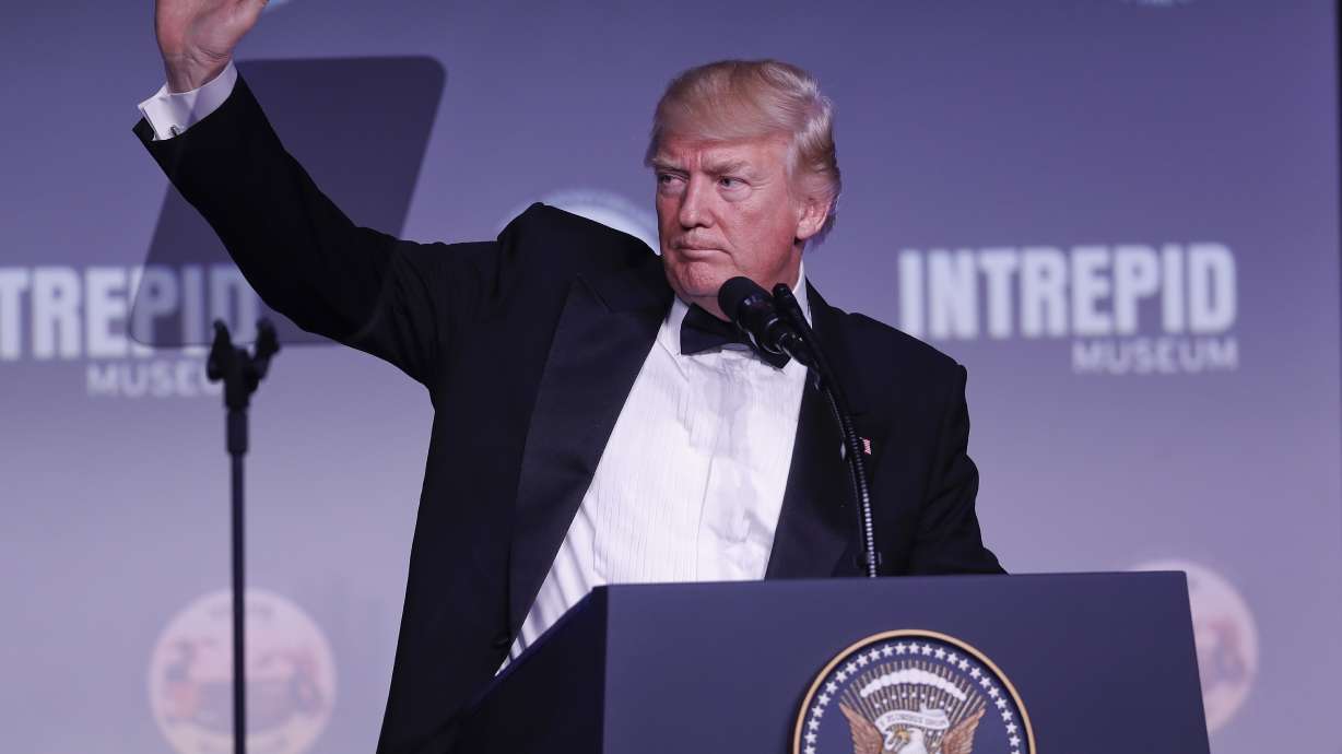 Trump celebrates Hill victory, relishes visit to hometown