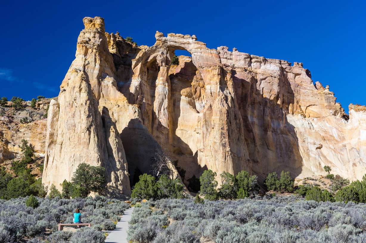Grosvenor Arch within Grand Staircase-Escalante National Monument. (Photo: Dave Cawley, KSL)