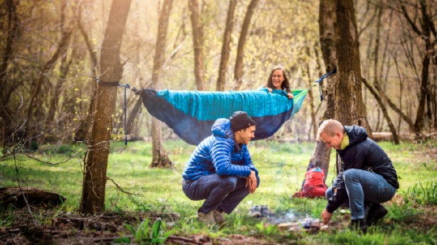 BYU students create insulator for cold-weather hammocking | KSL.com hammocking in cold weather