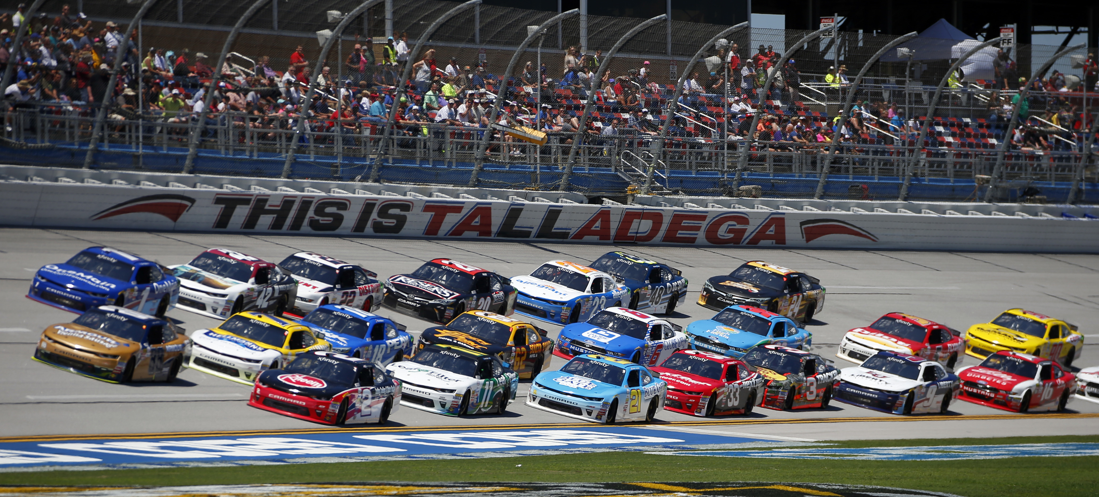Aric Almirola wins Xfinity Series race at Talladega