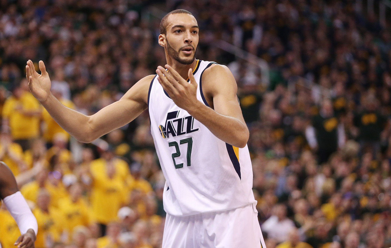 Great Clips of the Week Rudy Gobert dances with Steph 