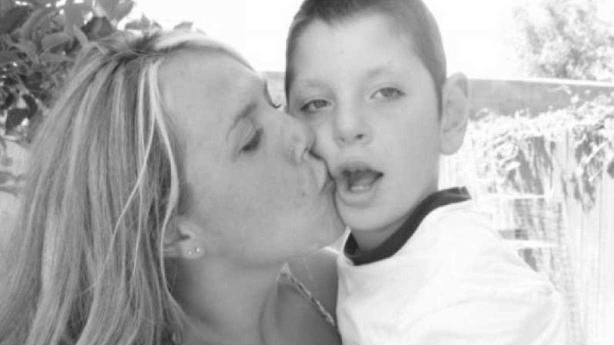 Dozens of bikers escort mother of deceased boy to funeral