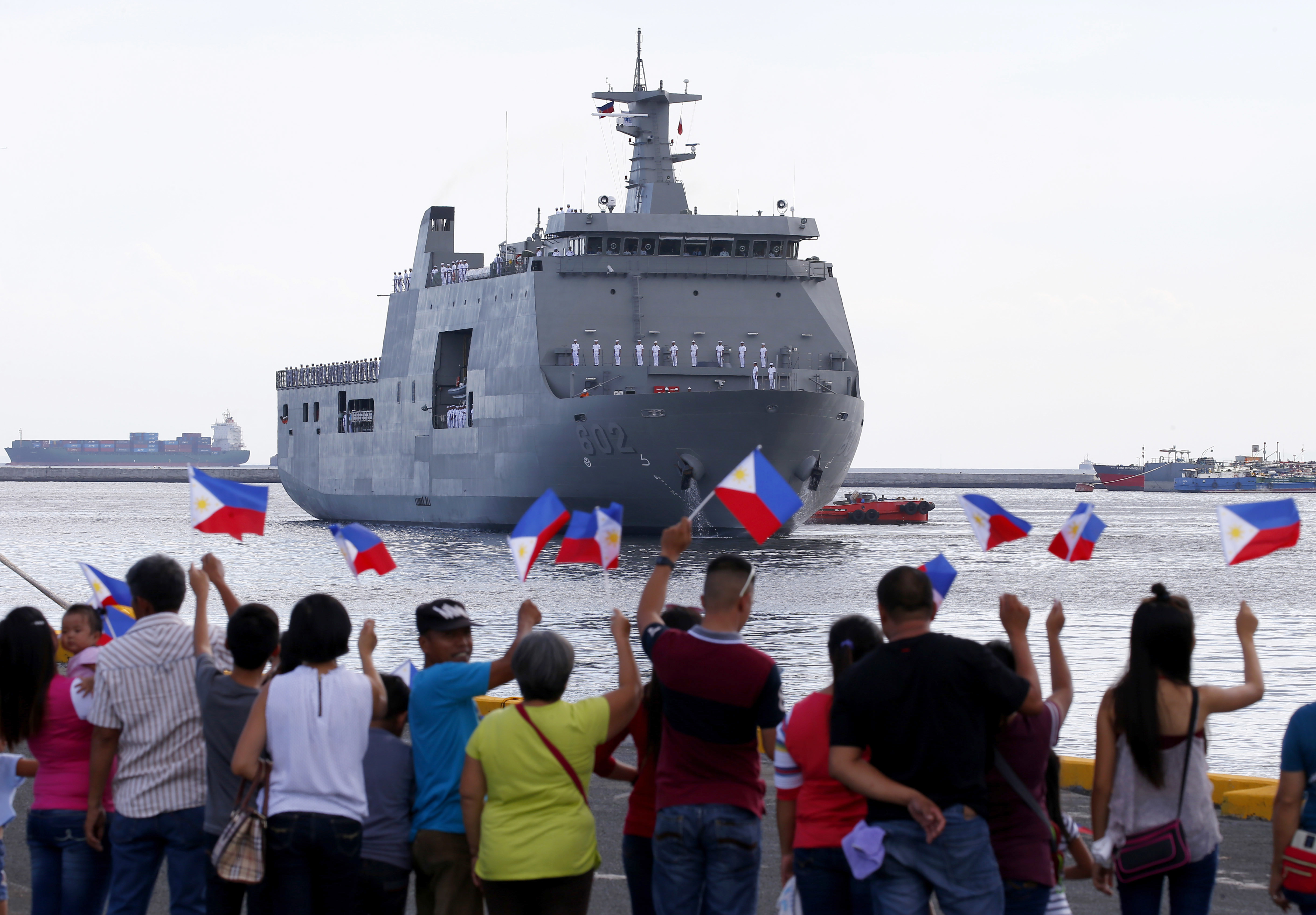 Indonesian-made ship is newest addition to Philippine navy