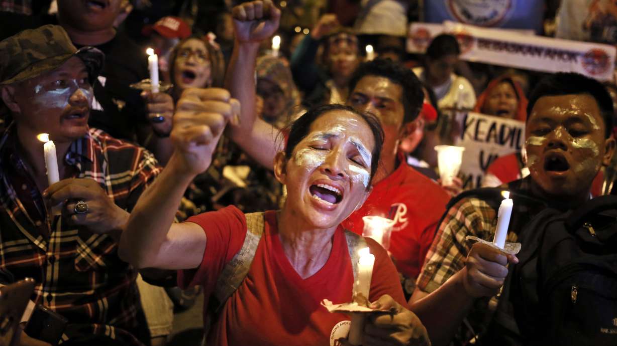 Vigils held for Christian politician imprisoned in Indonesia