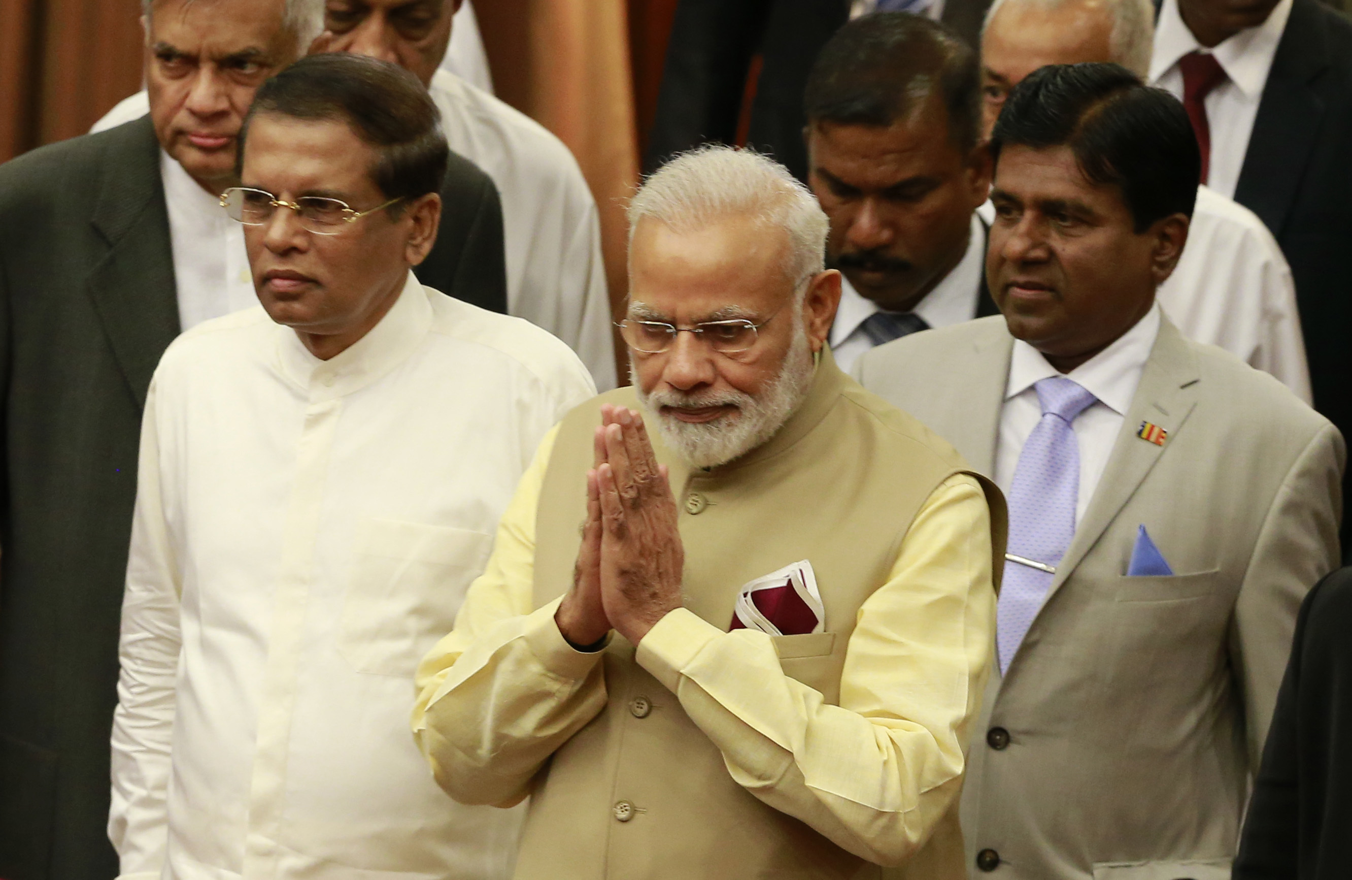 India's Modi emphasizes links with Sri Lanka to deepen ties
