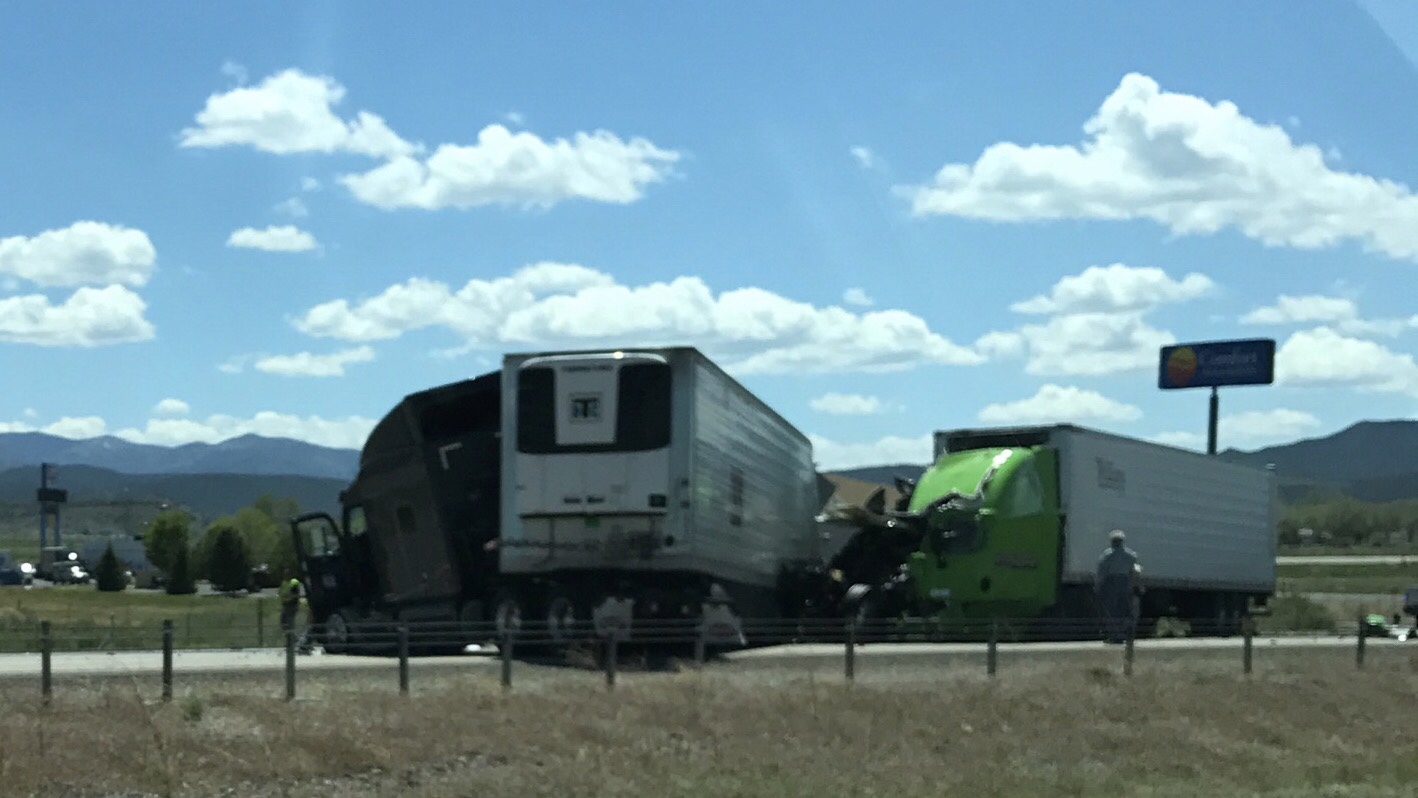 Freeway reopens after crash on NB I-15 near Beaver pins person in vehicle