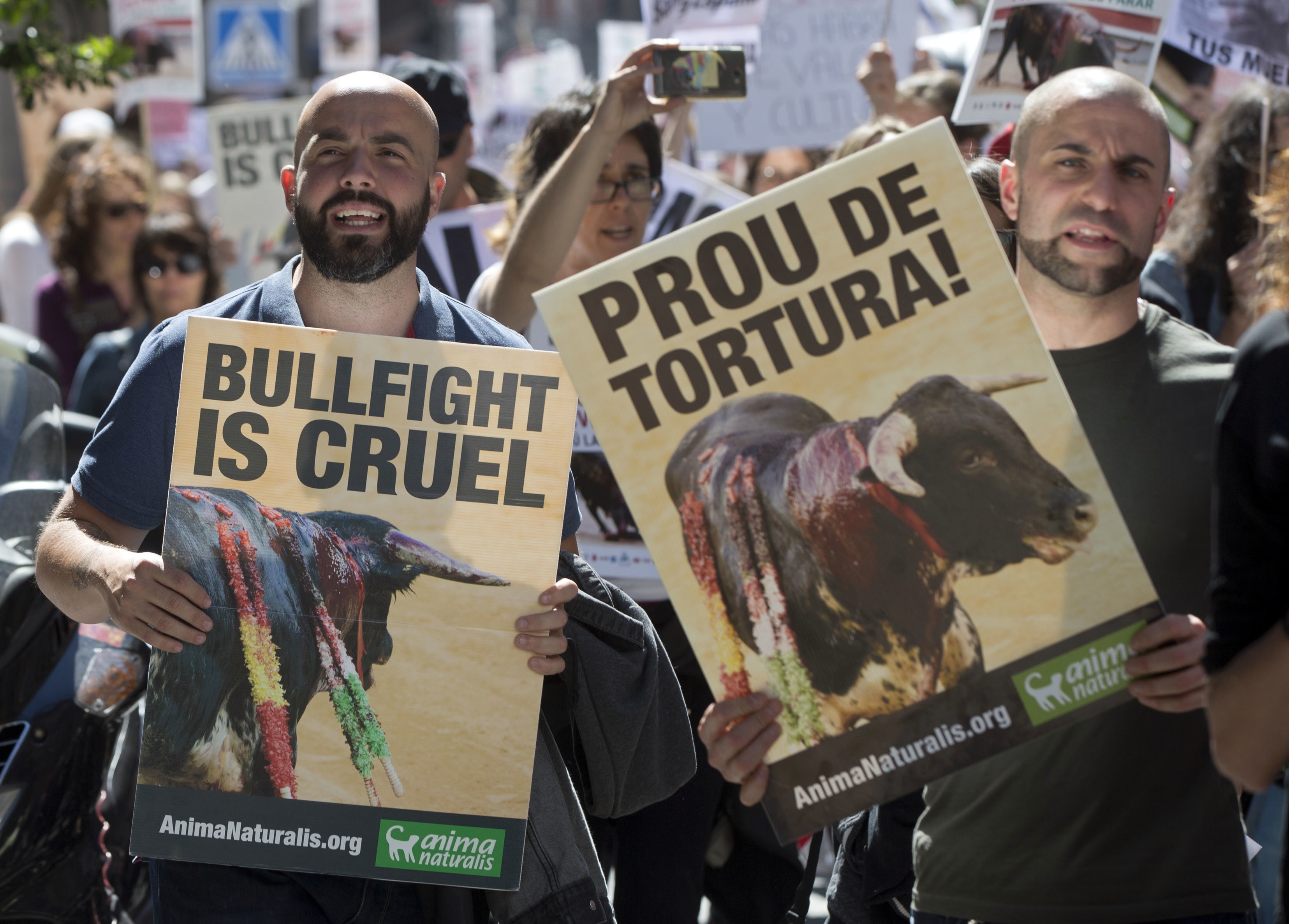 Thousands in Madrid demand end to bullfighting in Spain