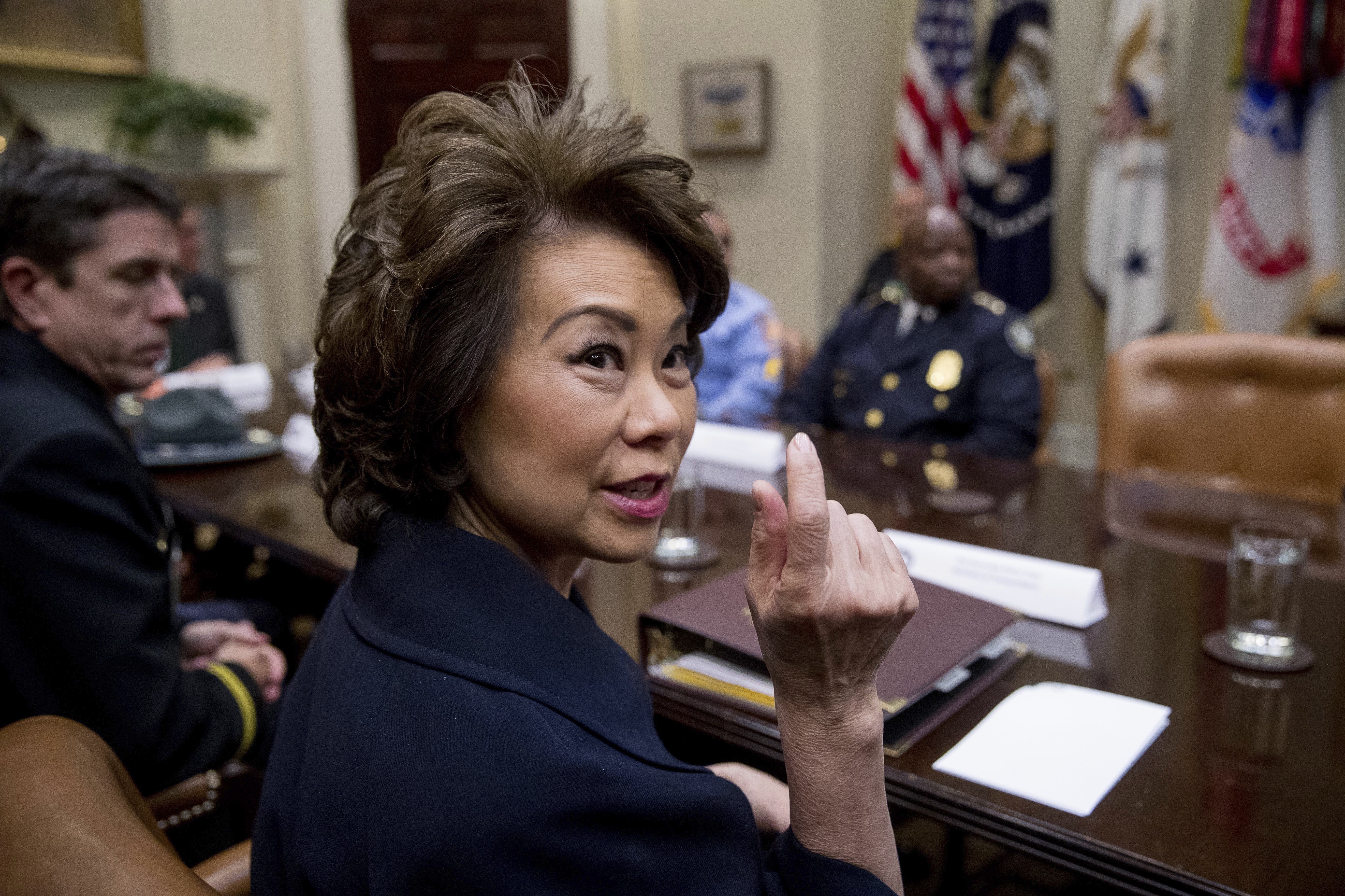 Chao on infrastructure: Trump plan out in weeks