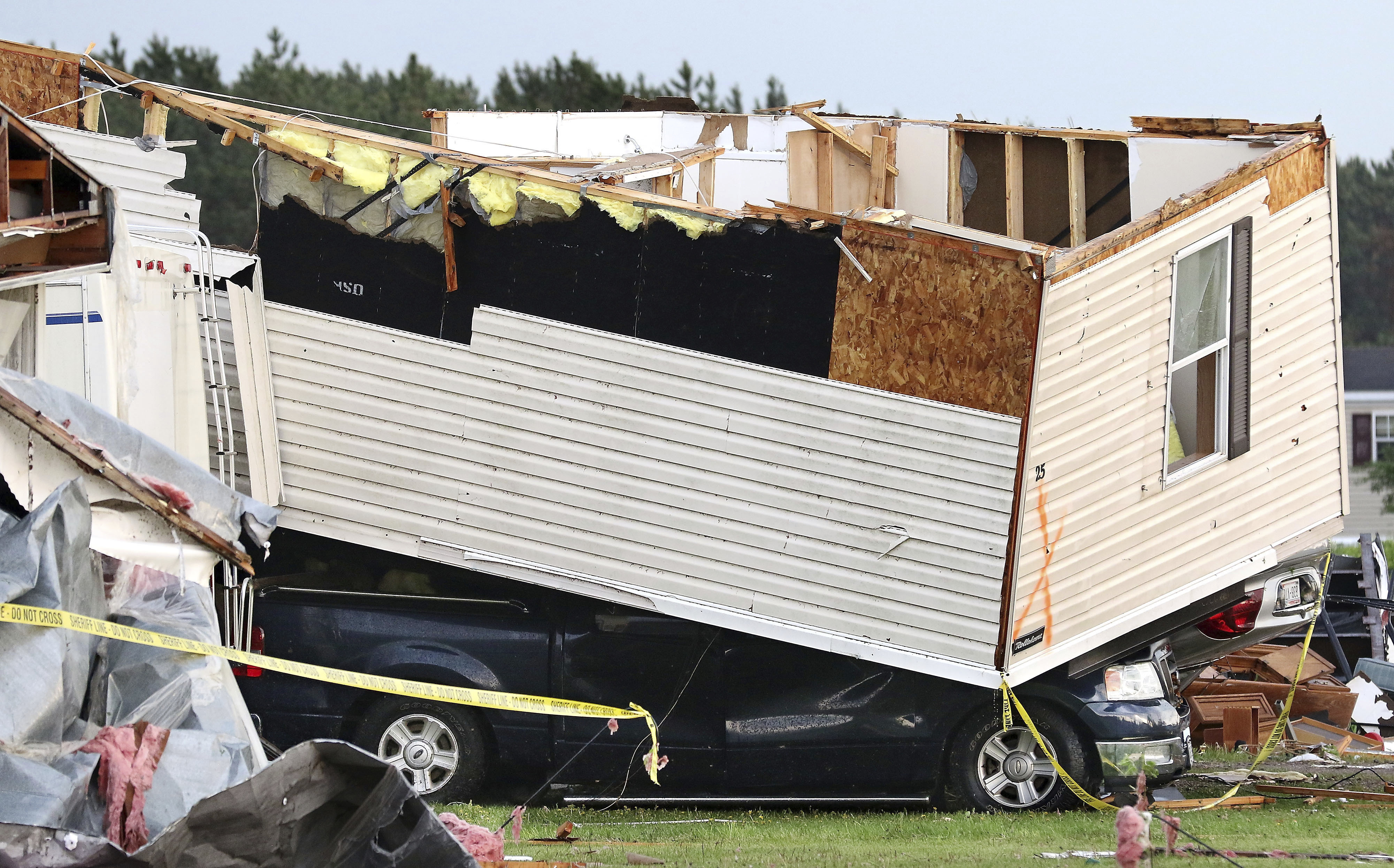 The Latest: Oklahoman says he was lucky when tornado struck
