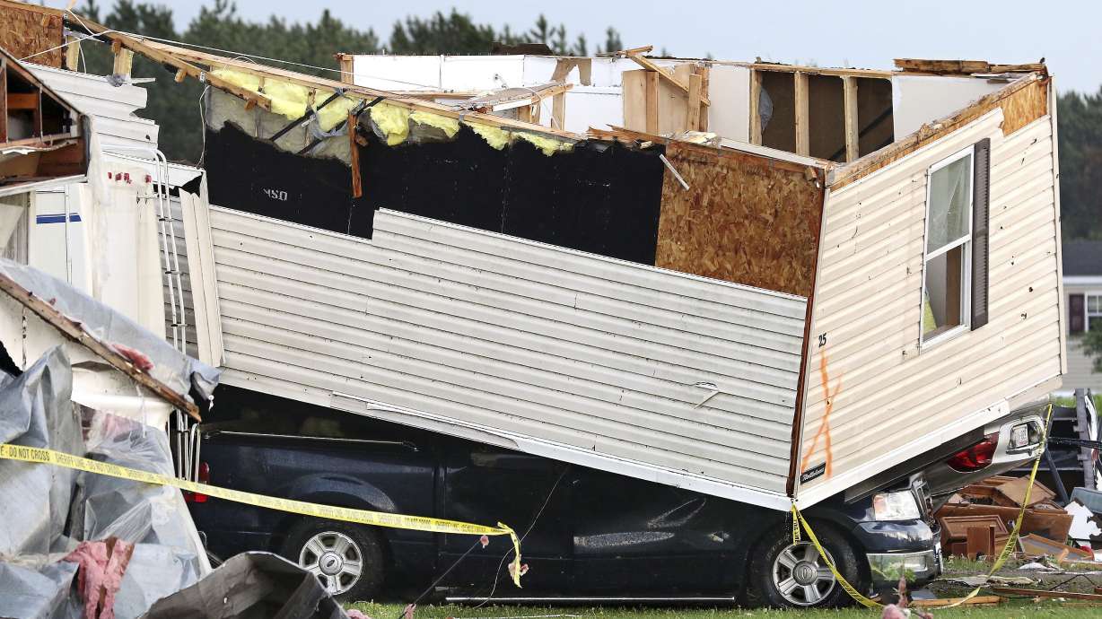 The Latest: Oklahoman says he was lucky when tornado struck