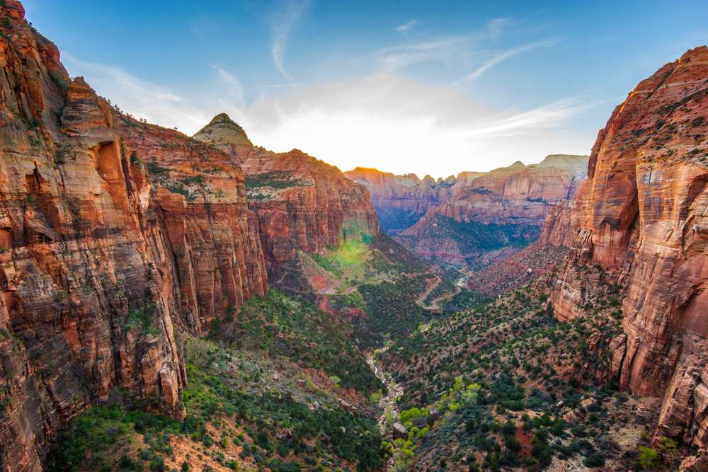 Utah's five national parks, including Zion National Park, which is pictured here, is one of the reasons for Utah's three-star review in the Michelin Travel guide (Photo: Asif Islam, Shutterstock)
