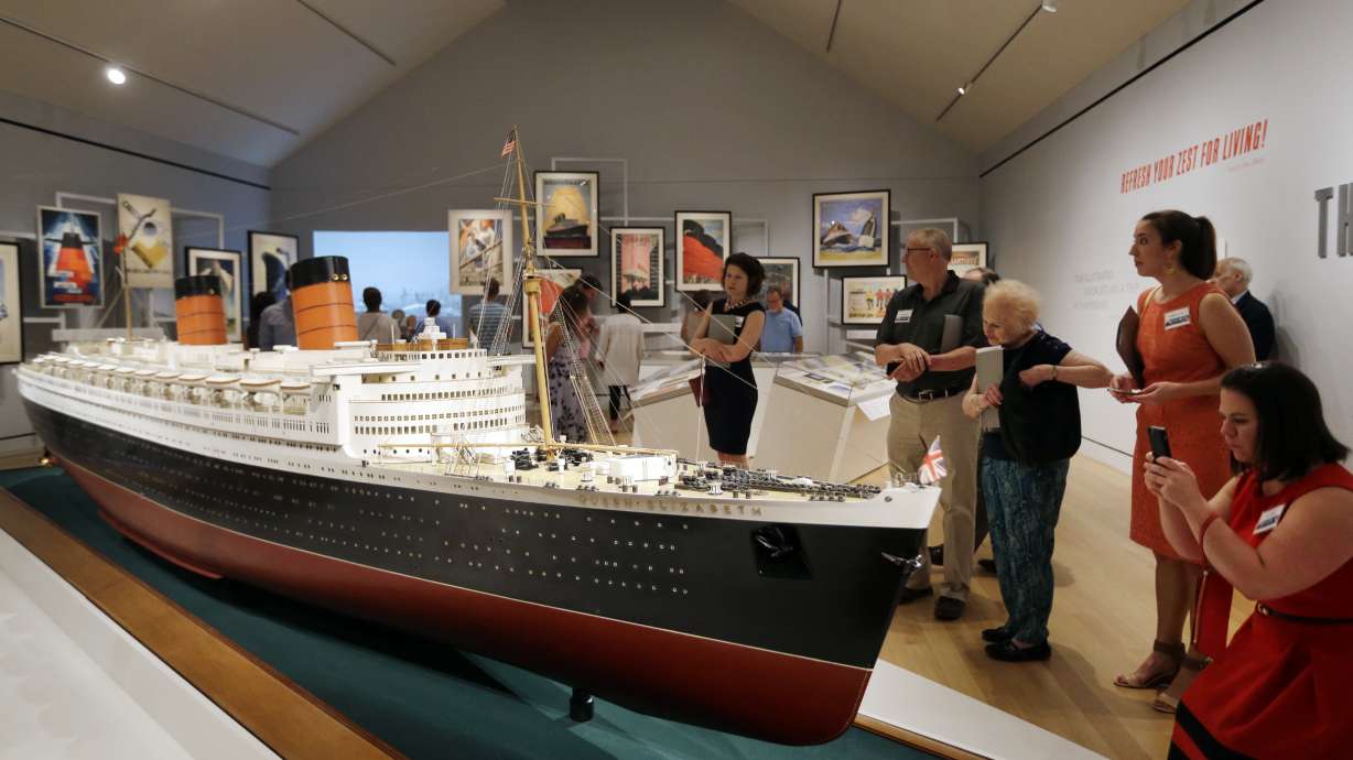 Exhibit explores heyday of Atlantic Ocean luxury liners
