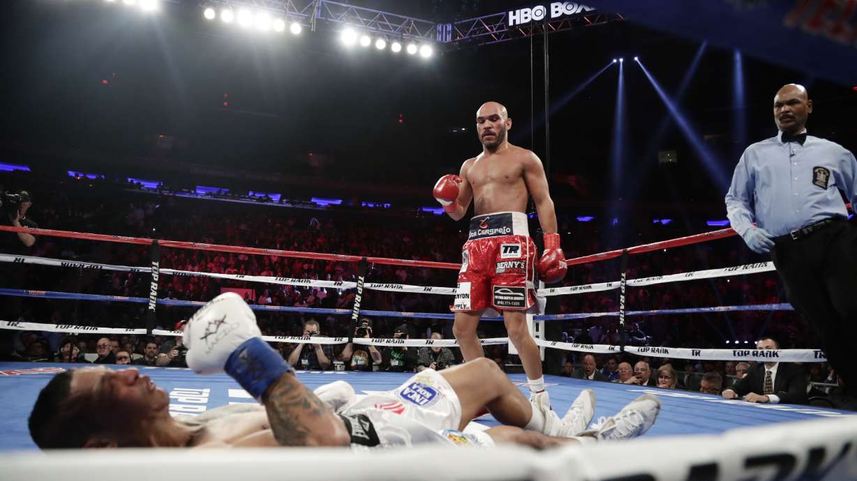 US Olympic boxer Stevenson wins again on Crawford undercard