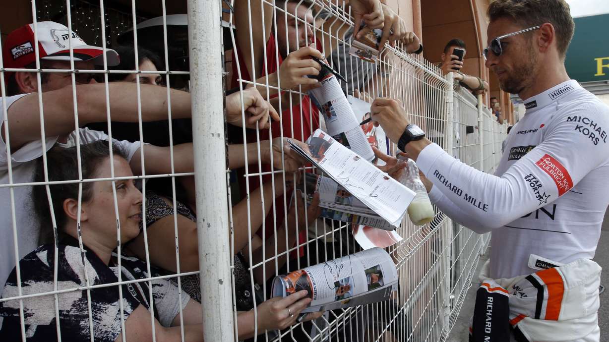 Button's F1 return gets off to a mixed start at Monaco GP