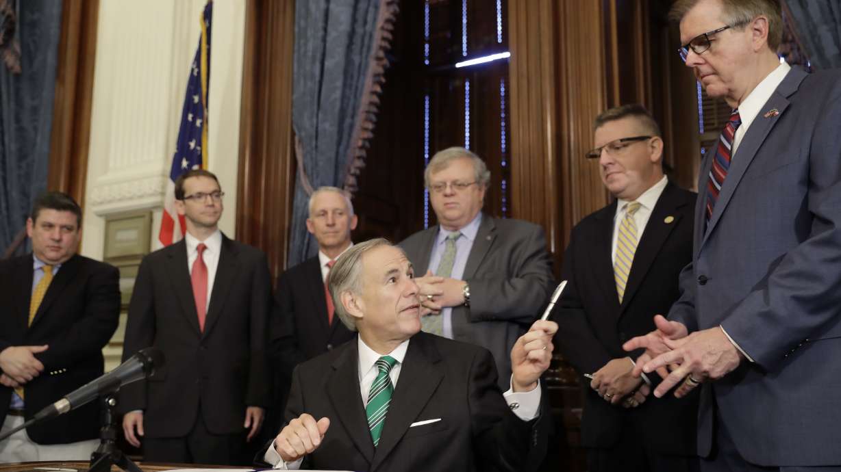 Texas pushes ahead with 'bathroom bill' as others shy away