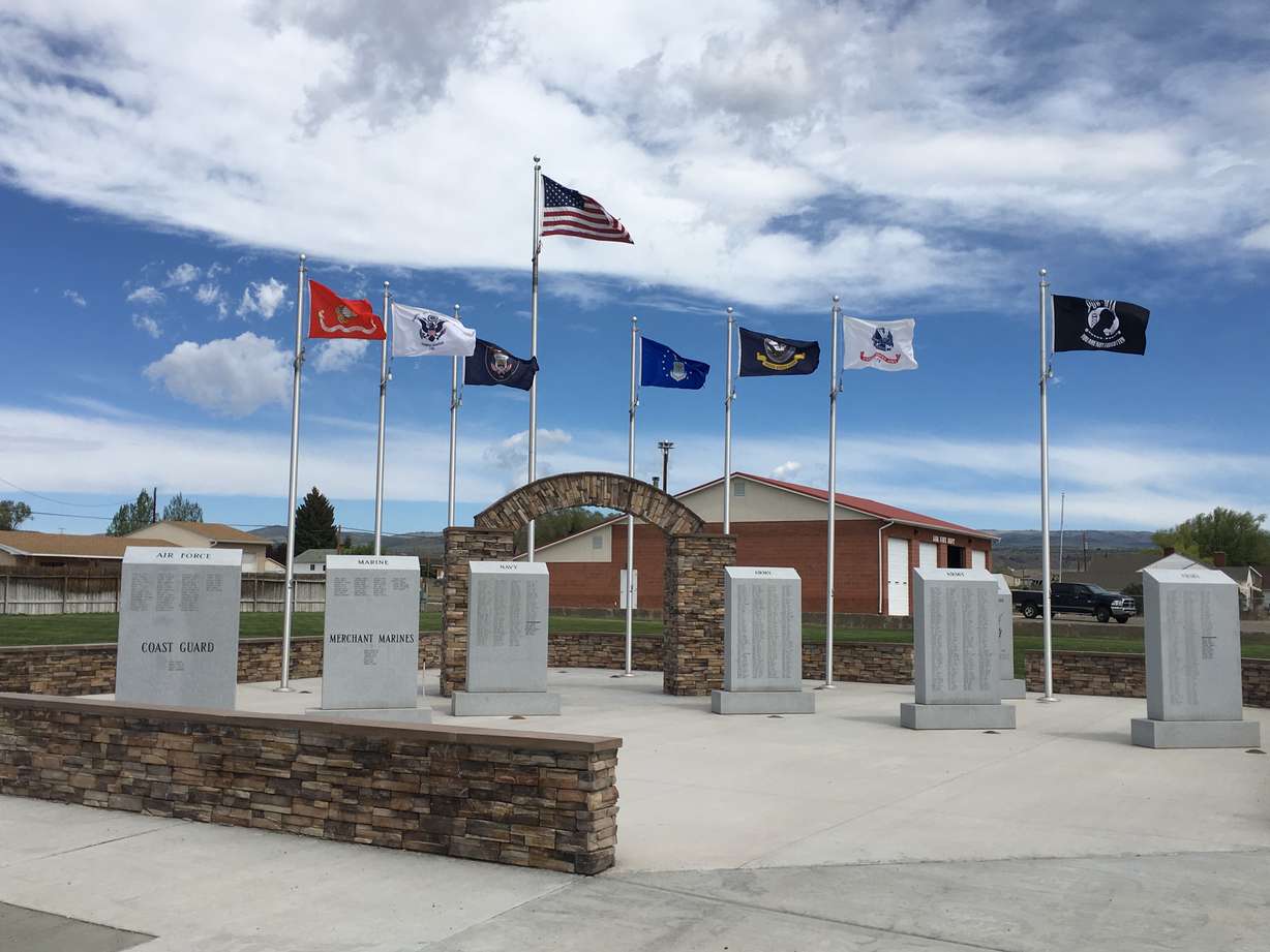 The area on Main Street in Loa where a memorial to the six men killed in a military plane crash in Wayne County on July 14, 1943 will go into place. (Photo: Marc Giauque, KSL Newsradio)