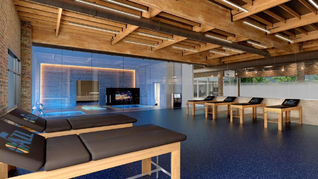 Jazz practice facility renovation to keep players happy, healthy in Utah
