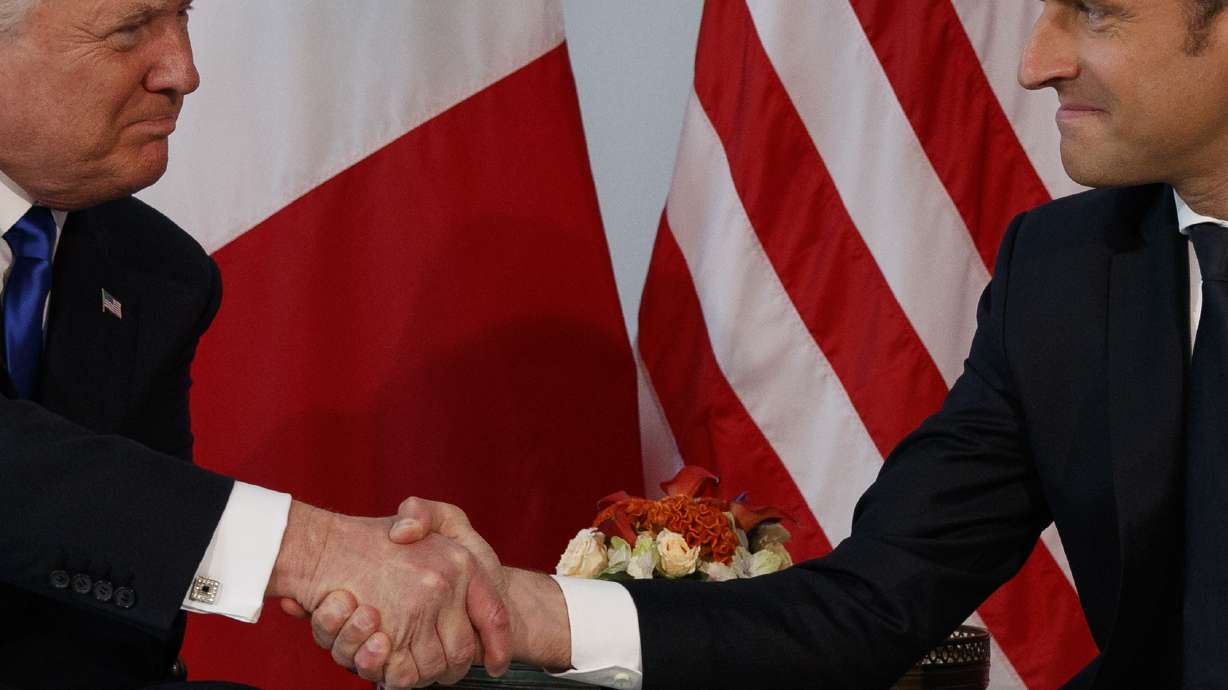 Macron says Trump handshake was 'moment of truth'