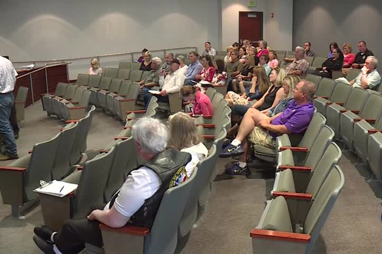 Weber County Commission meeting Tuesday, May 30, 2017. Photo: Mike Anderson, KSL TV