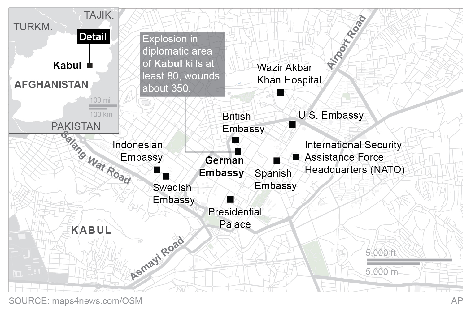 A look at deadly Afghan insurgent attacks in recent years