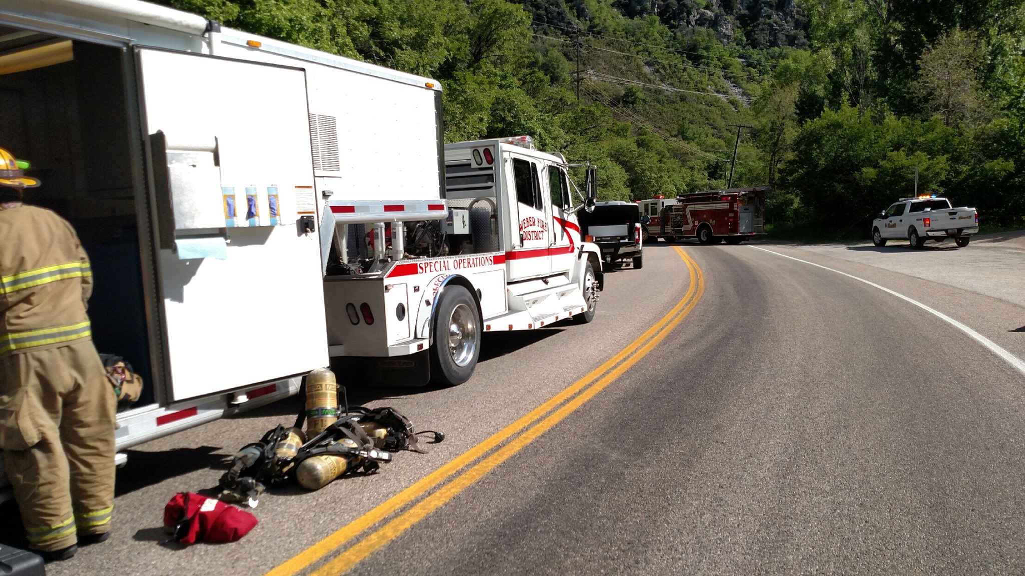 Ogden Canyon reopens after hazmat spill
