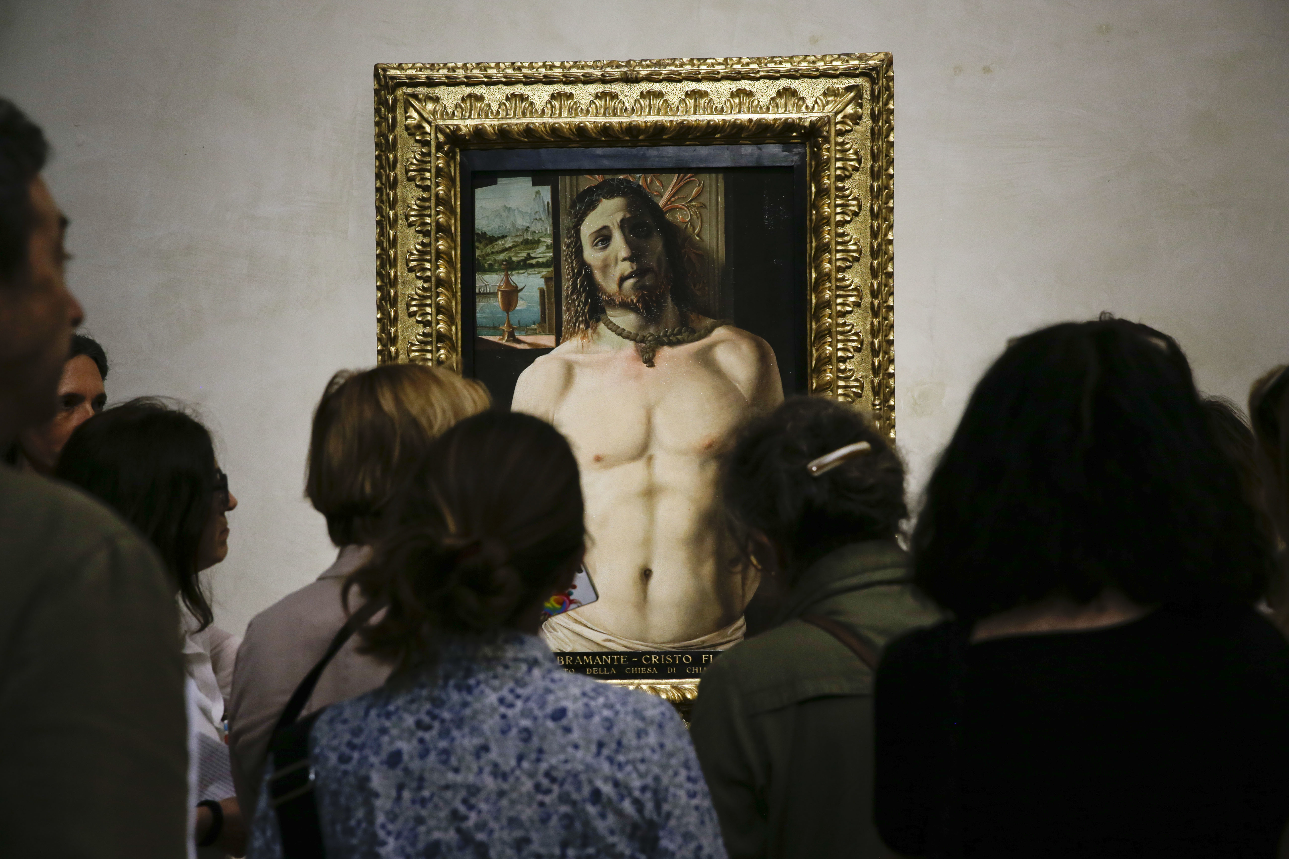 Italy: Art restorers unveil masterpiece damaged in winter