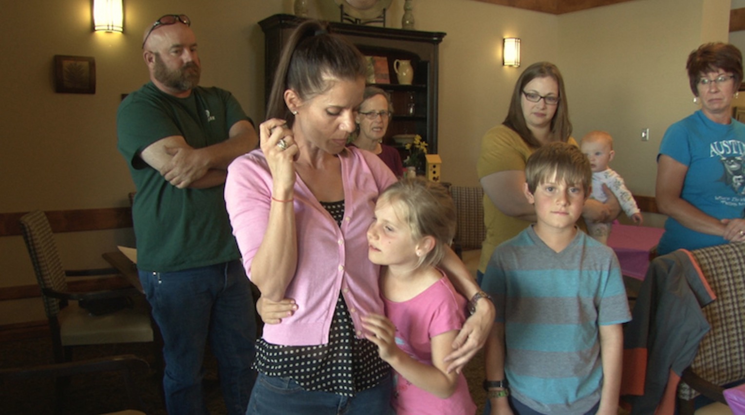 Family members send butterflies 'to heaven' on behalf of deceased loved ones