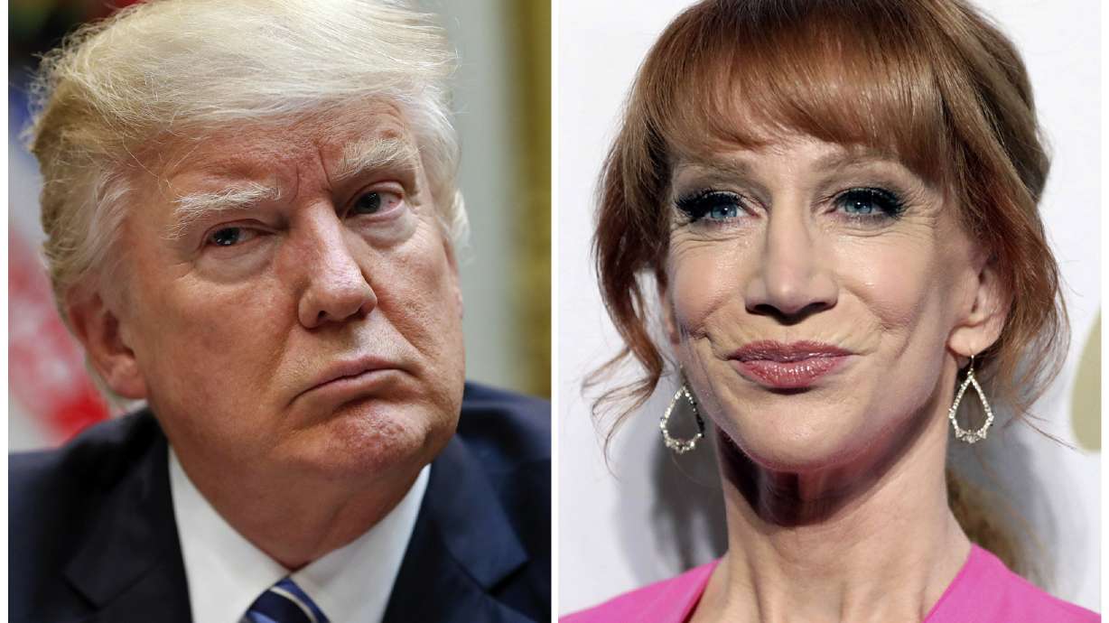 The Latest: GOP fundraising off Griffin photo controversy