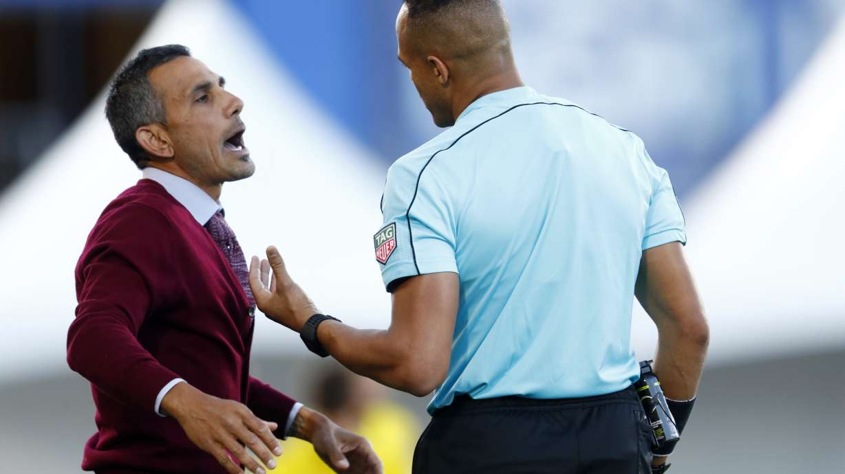 Colorado Rapids head coach Pablo Mastroeni during an MLS match, Jun. 03, 2017.