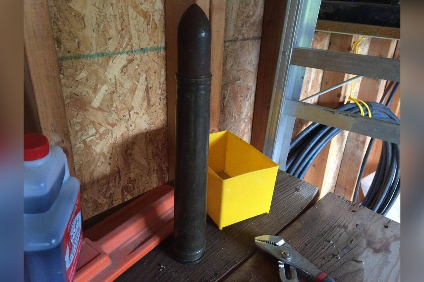 Idaho woman finds 1938 Nazi explosive in parents' shed