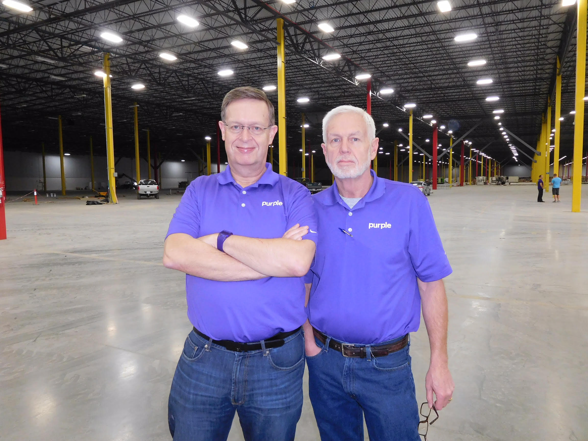 Tony and Terry Pearce. Courtesy of Purple