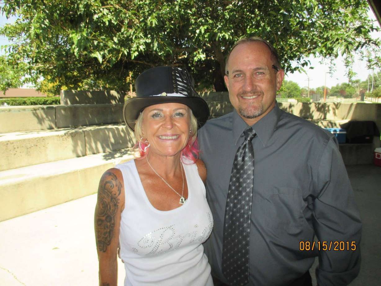 Jeremy Hardman, 47, poses his mother, Judy Crocker. Hardman died June 7, 2017, after police say he got into a confrontation with Aaron Hosman, 40, about Hosman's treatment of a dog, leading Hosman to run over Hardman with his car. Hosman has been arrested for investigation of murder. (Photo: Judy Crocker)