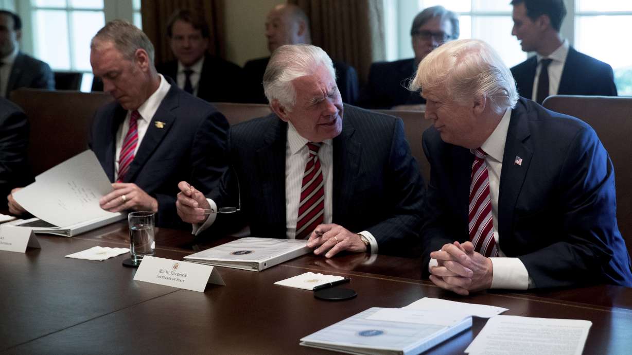 AP FACT CHECK: The record behind Trump's Cabinet preening