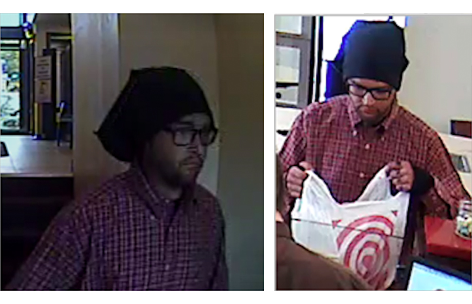 Police ask for public's help identifying man suspected in 2 bank robberies