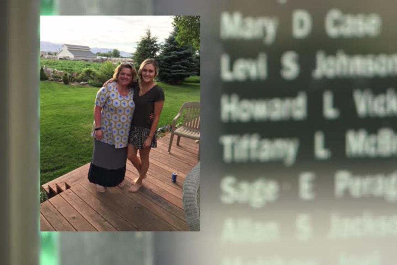 Levi's cornea now belongs to a girl named Maddy who Rhonda Johnson met last year. Photo: Mike DeBernardo, KSL TV