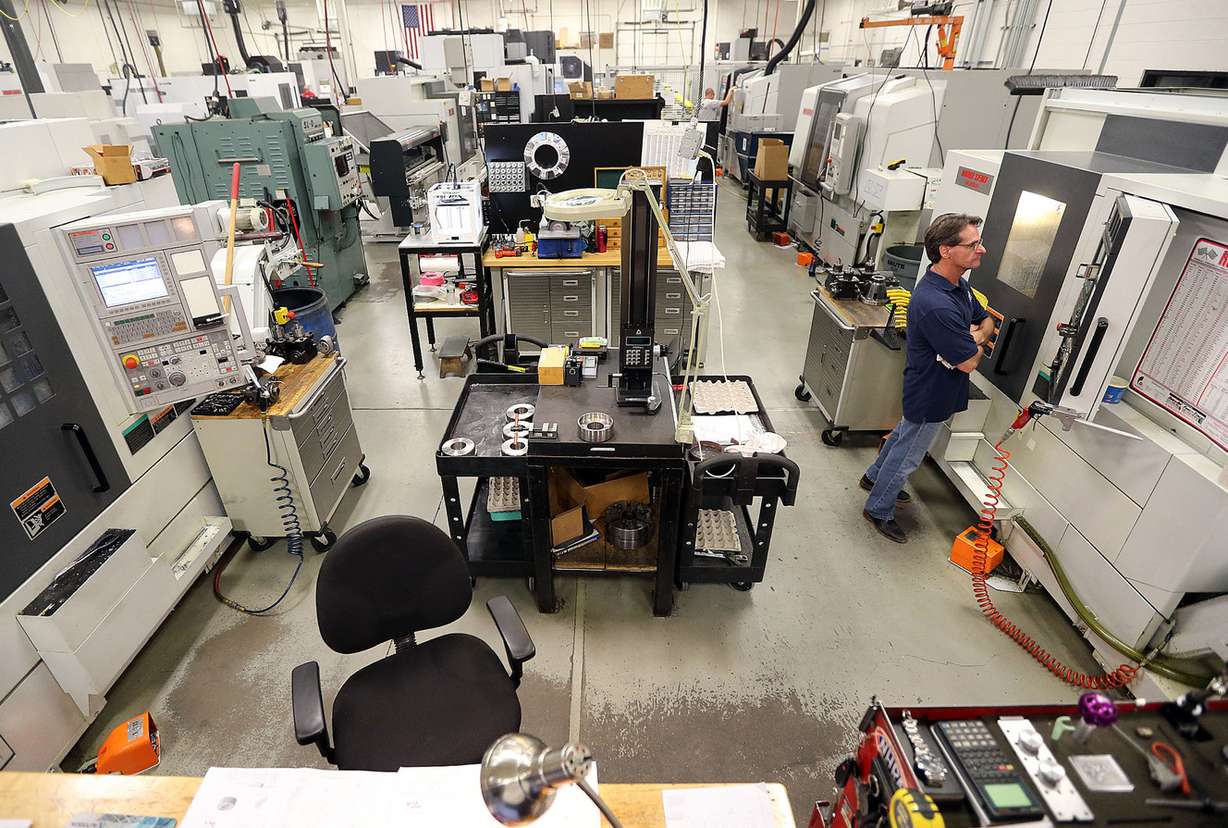 Machinist Jim Wilson works at Paramount Machine in Salt Lake City on Friday, June 16, 2017. Talent Ready Utah recently awarded 12 Utah partnerships with $2.12 million in grants to better meet Utah’s skilled workforce needs. (Photo: Kristin Murphy, Deseret News)