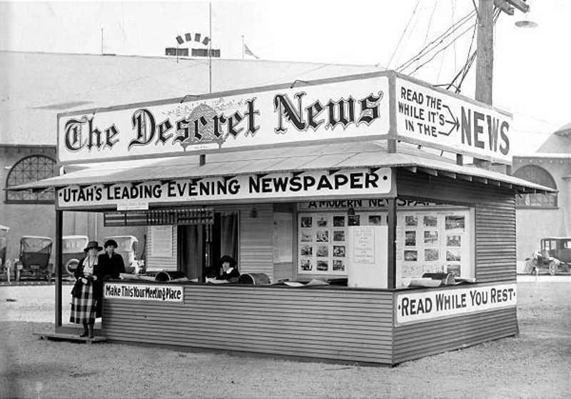 A look back at the first issue of the Deseret News