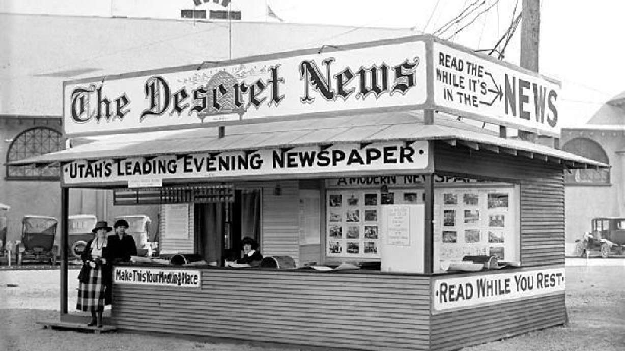 A look back at the first issue of the Deseret News
