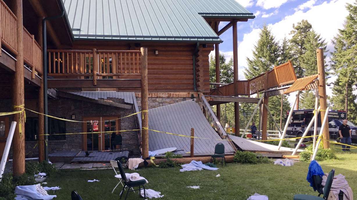 The Latest: Investigation begins in Montana deck collapse
