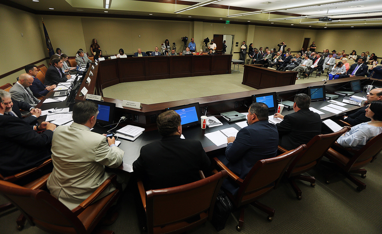 Members of the Utah House meet at the Capitol in Salt Lake City on Tuesday, June 20, 2017. Lawmakers met to discuss the special election to replace Rep. Jason Chaffetz. (Photo: Scott G Winterton, Deseret News)