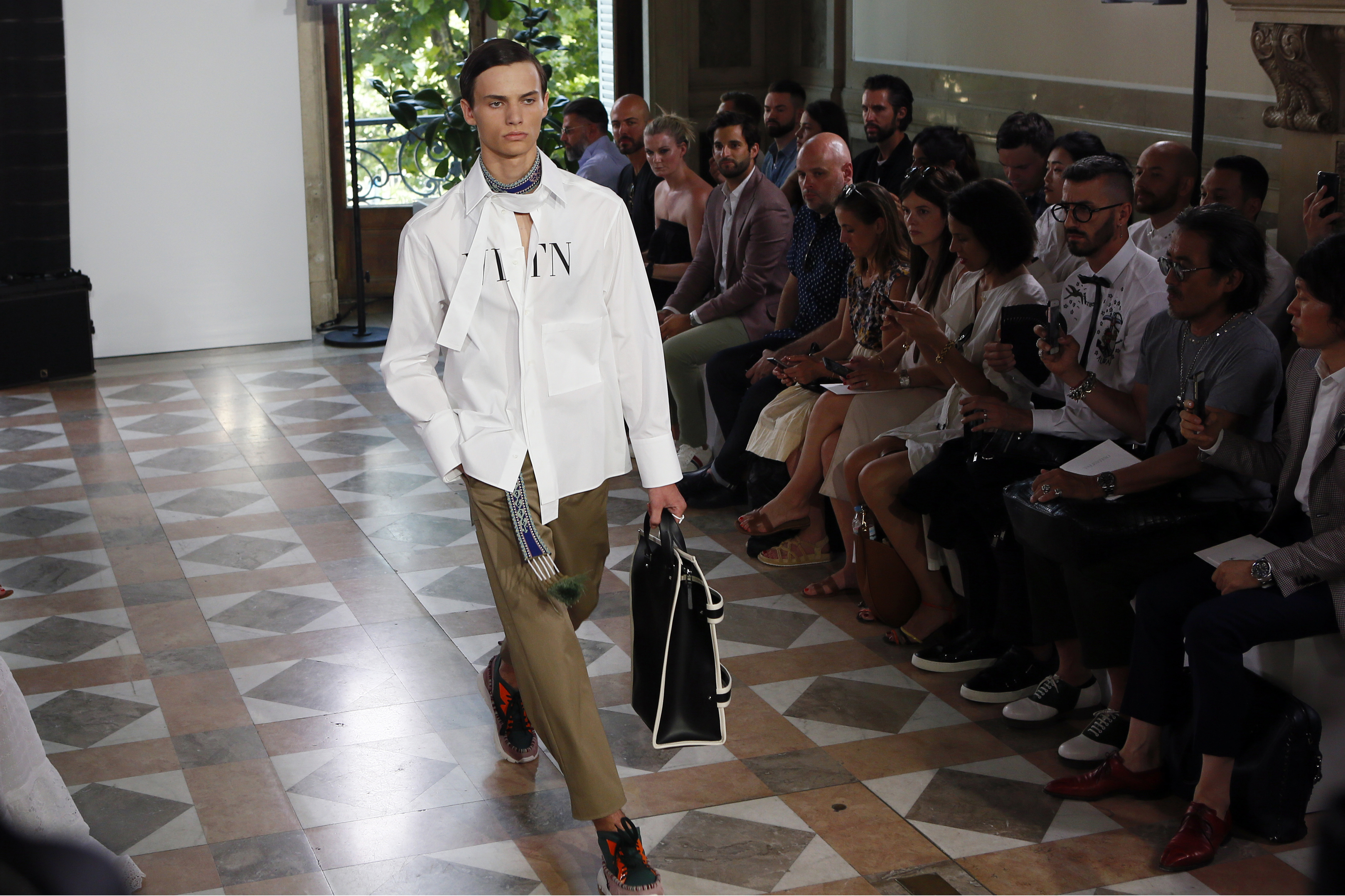 Valentino headlines first day of Paris Fashion Week menswear