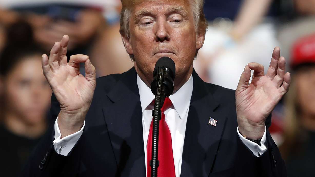 Trump publicly doubting that Russia meddled in election
