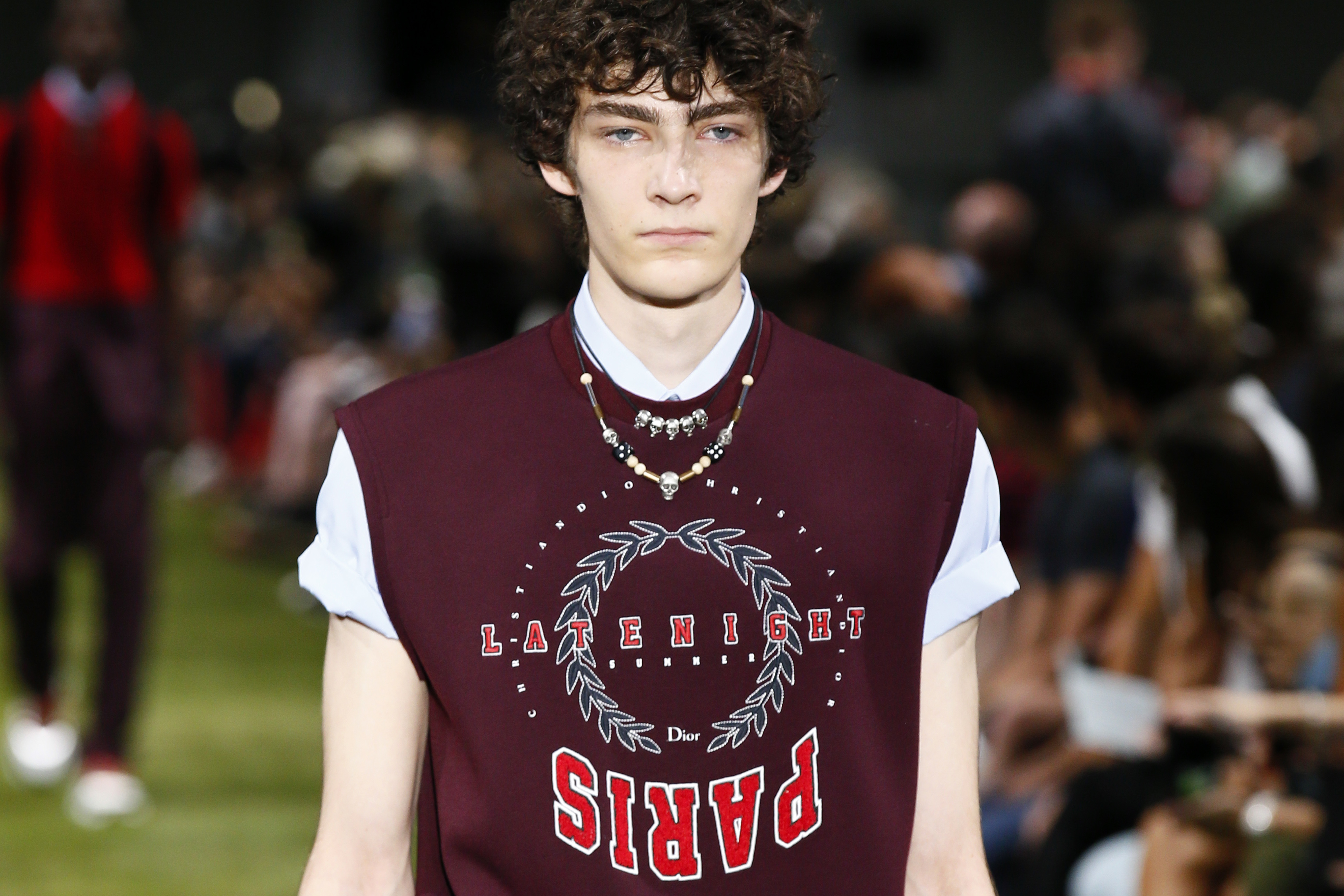 Dior designer celebrates decade at helm at Paris menswear