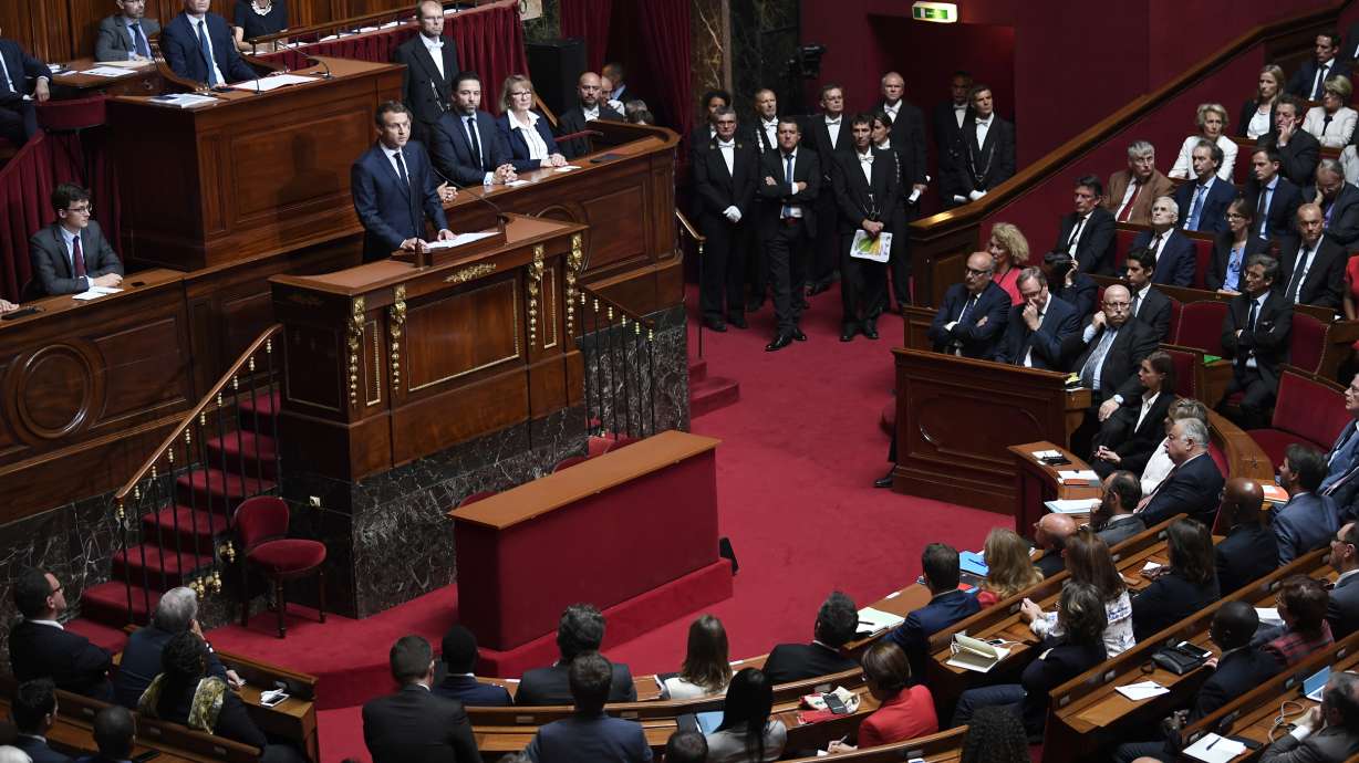 The Latest: Macron plans public conference on post-Brexi EU