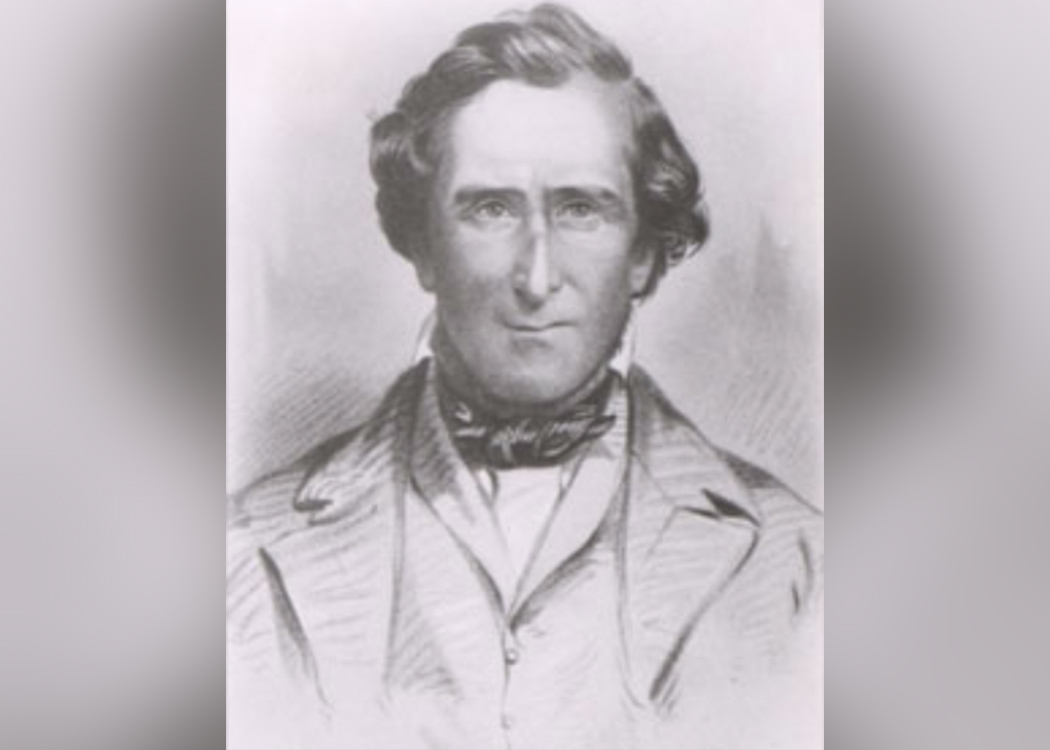 A portrait of Jedediah Morgan Grant in 1854 after he was called and sustained as the second counselor to Brigham Young in the First Presidency of the LDS Church. (Photo: Utah Department of History)
