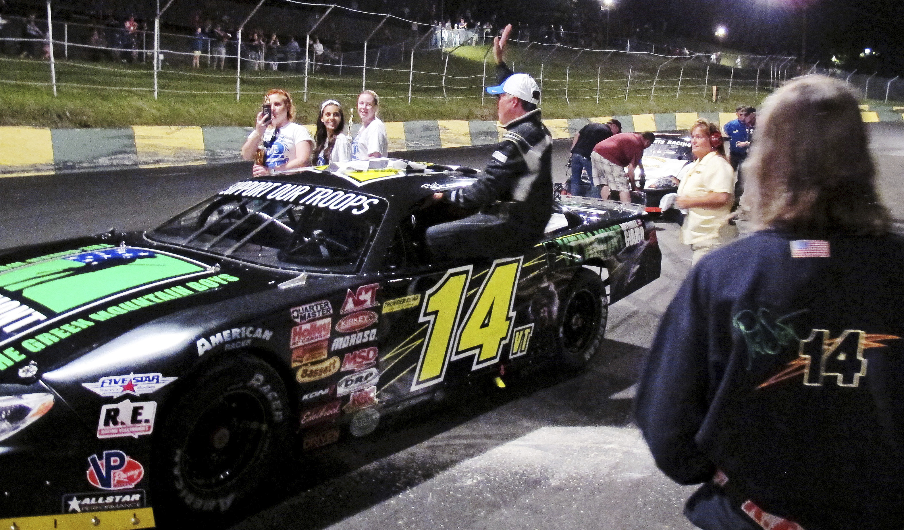 A man of many talents: Vermont governor wins stock car race