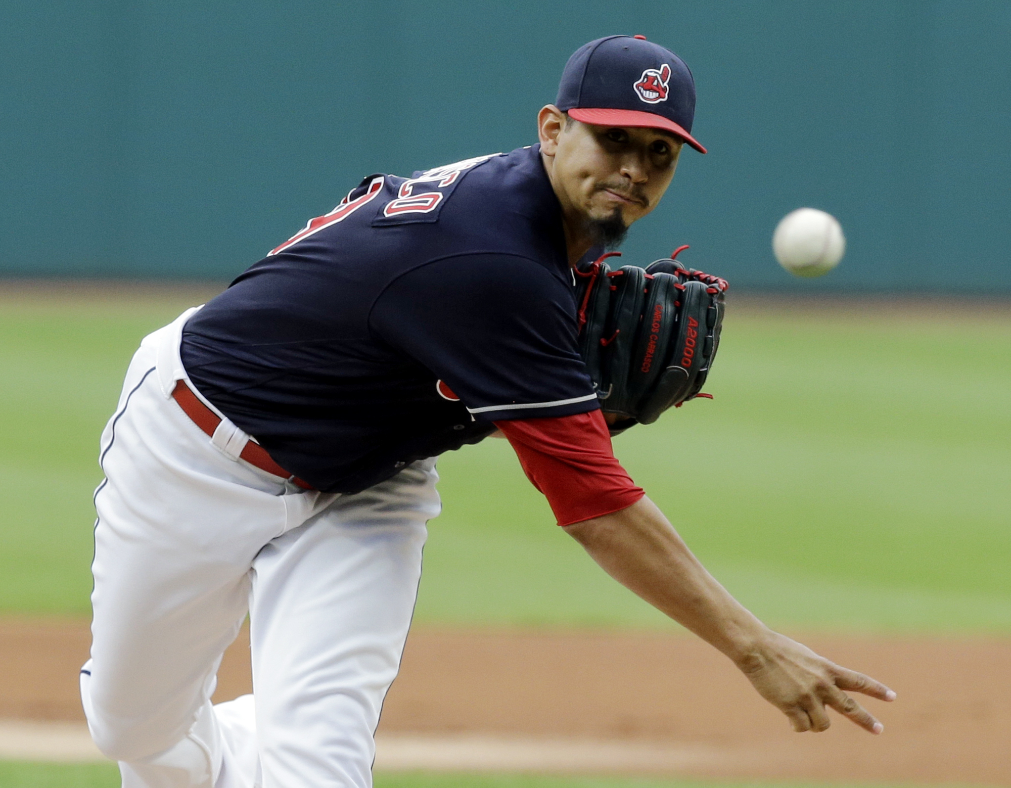 Carrasco has "immaculate inning" as Indians roll Tigers 11-2