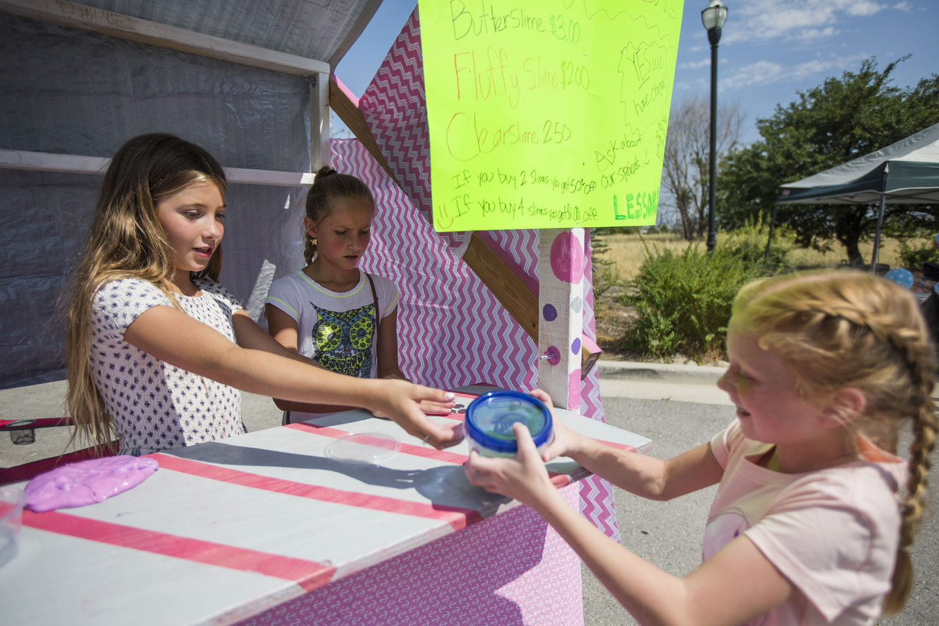 Children's market teaches lesson of entrepreneurship