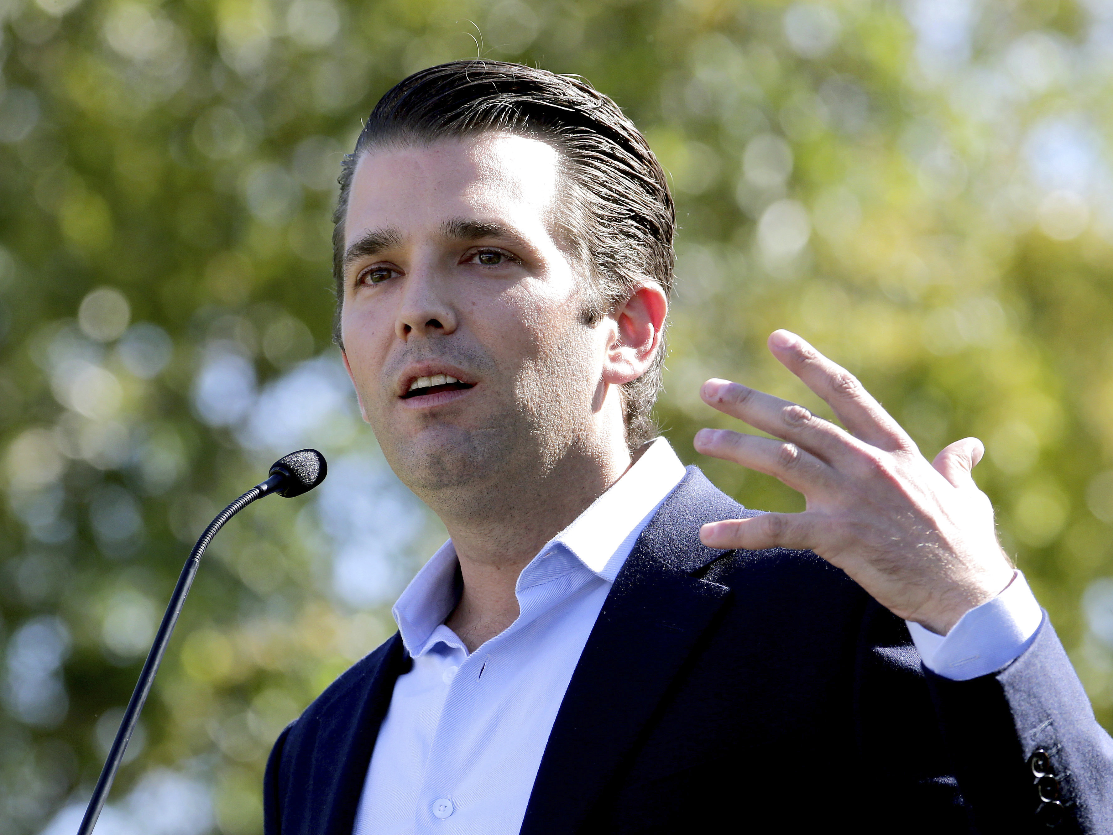 The Latest: Paper says Trump Jr. was aware of Kremlin link